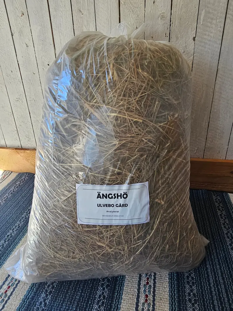 Hö på 125liter/4kg påse